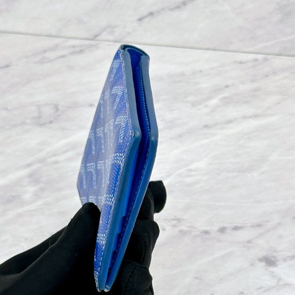 ❌❌❌ SOLD! ❌❌❌ GOYARD SKY BLUE VICTOIRE BI-FOLD WALLET - Picture 12 of 16